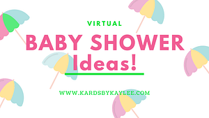 virtual baby shower ideas banner