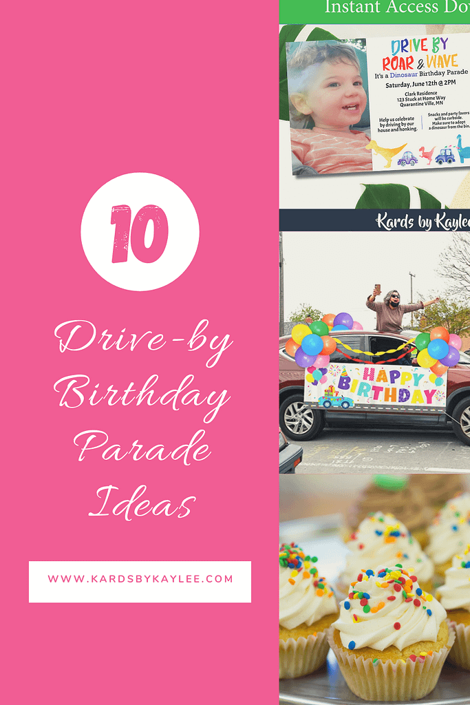 drive by birthday parade ideas
