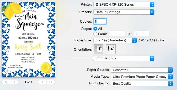 how to choose best quality in a print window